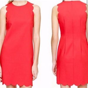 J. Crew Scallop Dress